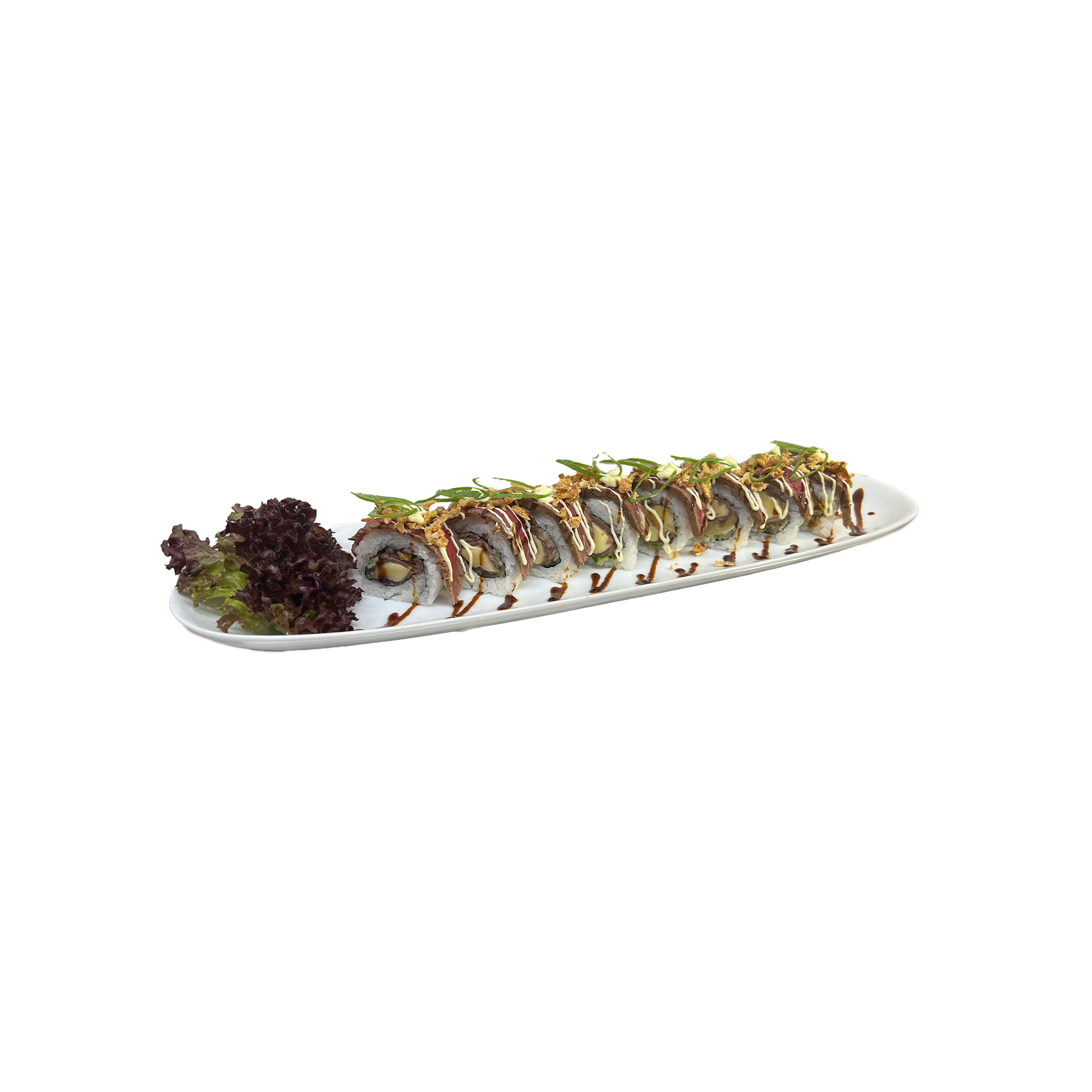 Teppan beef kaas roll